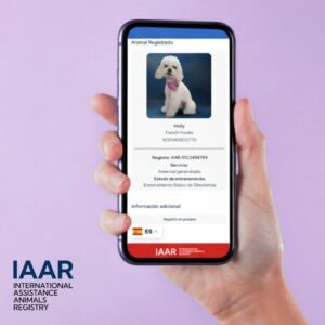IAAR SmartID – Registro Electrónico Instantáneo para Animal de Apoyo Emocional